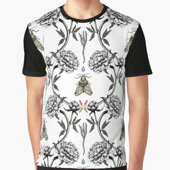 White peony garden Graphic T-Shirt