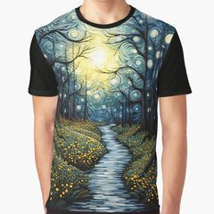 Art Of Tree Wall Painting Acrylic Painting Soul Of Art Ultimate Illustrator Graphic T Shirt