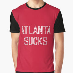 Atlanta Sucks Redwhite Tampa Bay Graphic T Shirt