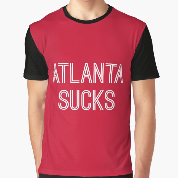 Atlanta Sucks - Red/White (Tampa Bay) Graphic T-Shirt