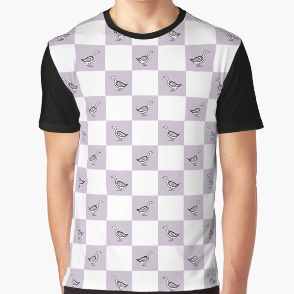 Paisley Goose Check Graphic T Shirt