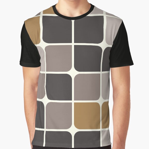 Flower Squares Graphic T-Shirt