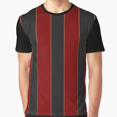 Atlanta Stripe Design Graphic T Shirt