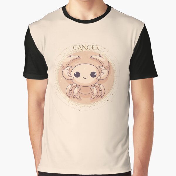 Cancer Zodiac Illustration Graphic T-Shirt