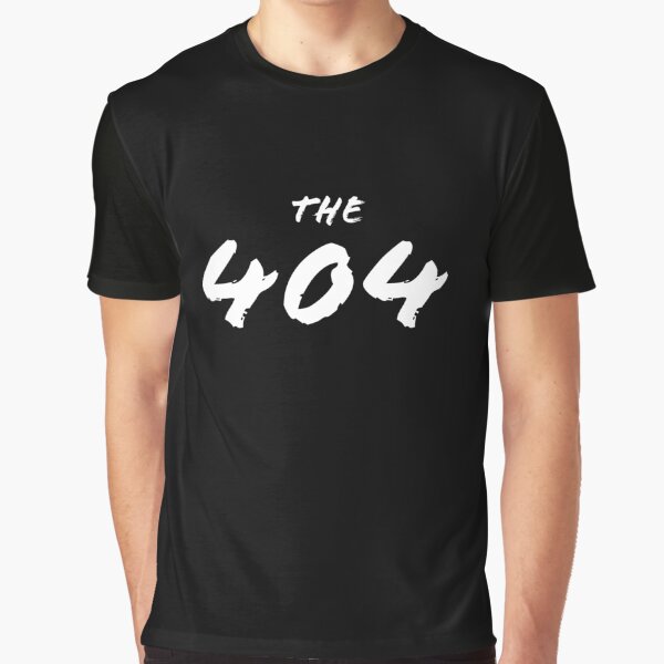 Atlanta Area Code The 404 In White Graphic T Shirt