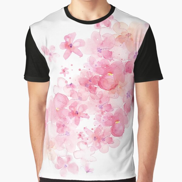 Flower Power Style Hippy Flowers Graphic T-Shirt
