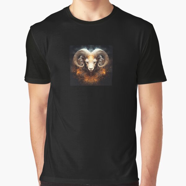 Ethereal Ram: Blaze of Glory Graphic T-Shirt
