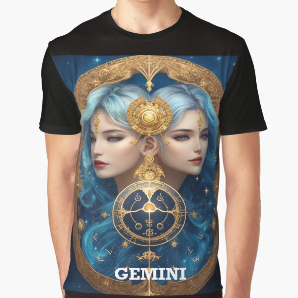 Gemini The Zodiac Sign Graphic T-Shirt
