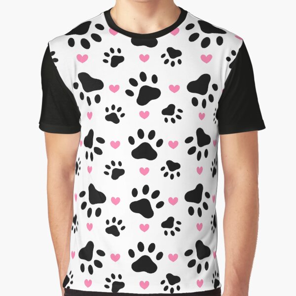 pet footprints Graphic T-Shirt