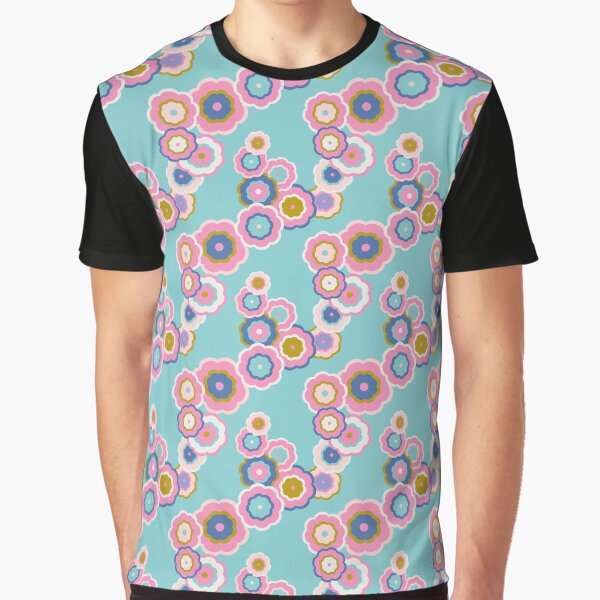 RETRO FLOWER_PASTEL Graphic T-Shirt