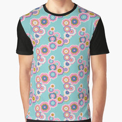 RETRO FLOWER_PASTEL Graphic T-Shirt