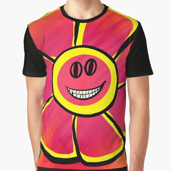 Retro flower Graphic T-Shirt