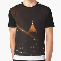 Atlanta At Night Graphic T Shirt