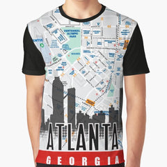 Atlanta Georgia, peach state fan, Grady baby, a-town, souvenir, travel Graphic T-Shirt