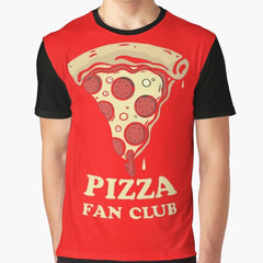Pizza Fan Club Graphic T-Shirt