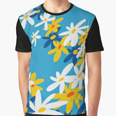 Stay Groovy Retro Flowers 90s Graphic T-Shirt