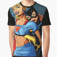 Superhero Love Affair Graphic T-Shirt