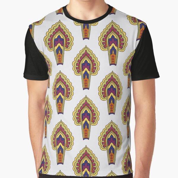 Retro fantasy flower Graphic T-Shirt