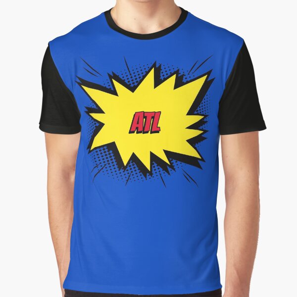 ATL Atlanta comic kapow style artwork Graphic T-Shirt
