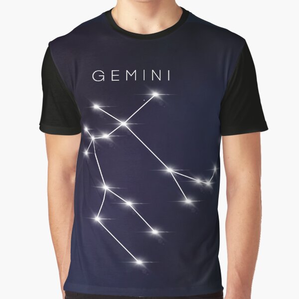 Gemini Constellation Graphic T-Shirt