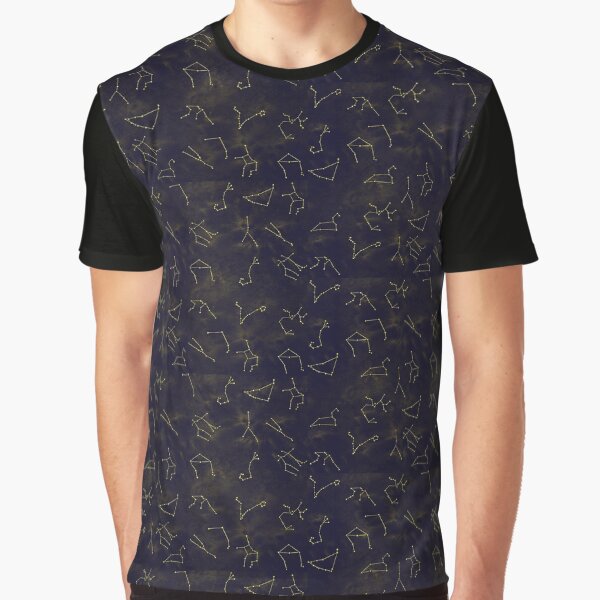 Zodiac pattern Graphic T-Shirt