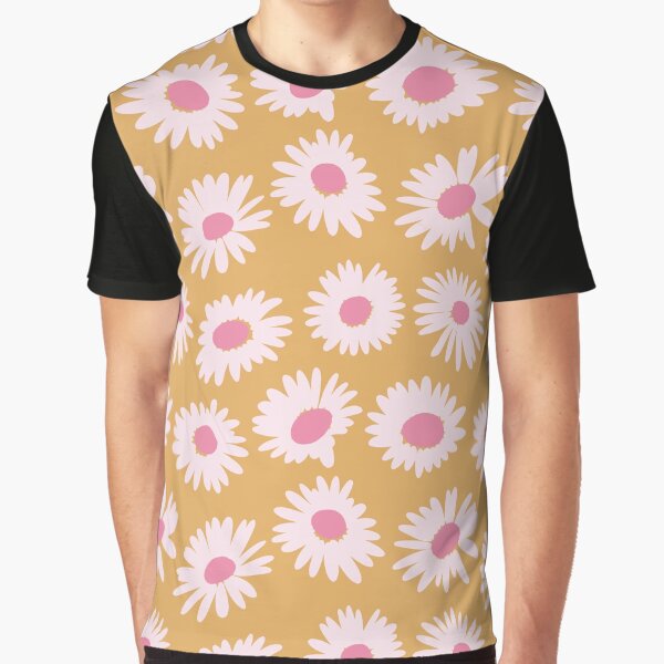 Butterscotch Daisies Graphic T-Shirt