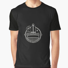 Architectural Adventurer Badge White Graphic T Shirt