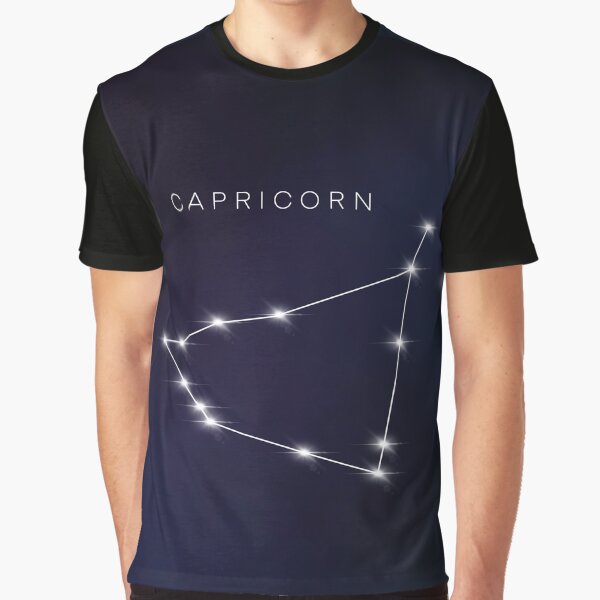 Capricorn Constellation Graphic T-Shirt