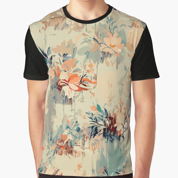 Nostalgic floral splendor beige vintage flower magic Graphic T-Shirt