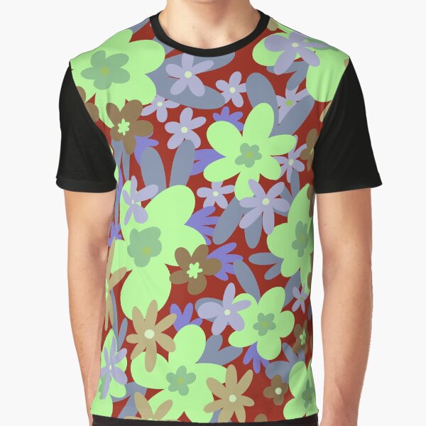 Stay Groovy Retro Flowers 90s Autum Evening Graphic T-Shirt