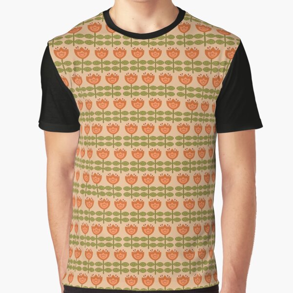 Geometric Flower Graphic T-Shirt