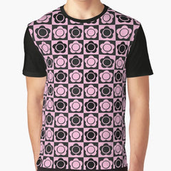 mods and Carnaby Street. This geometric two tone design reflects some of the designs from this era. Graphic T-Shirt