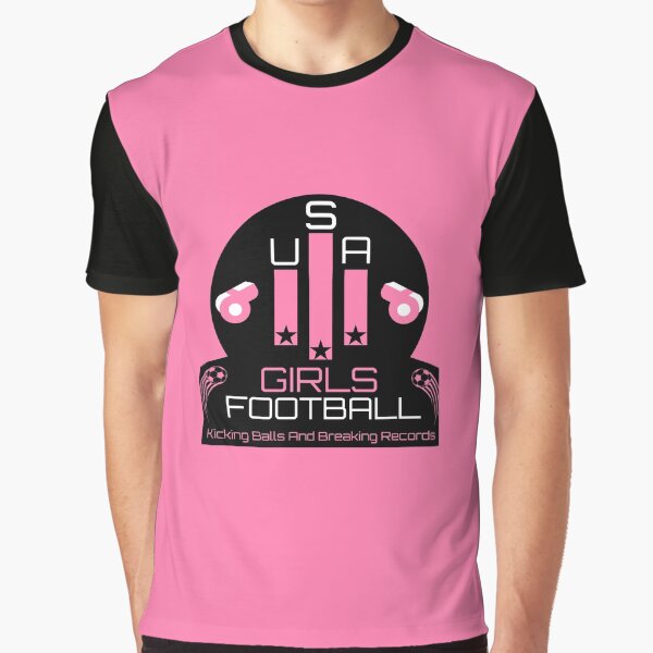 American Girls European Soccer Sports Graphic T-Shirt
