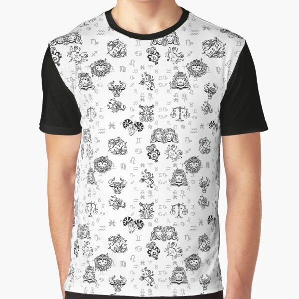 Mystic Zodiac - The Stars of the Zodiac Graphic T-Shirt