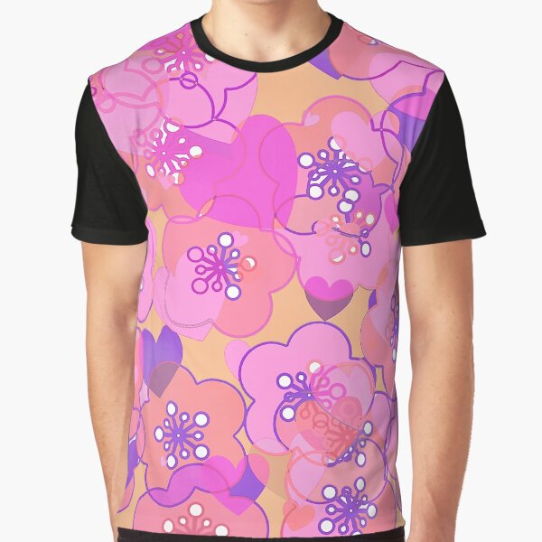 Flower design retro inspired Graphic T-Shirt