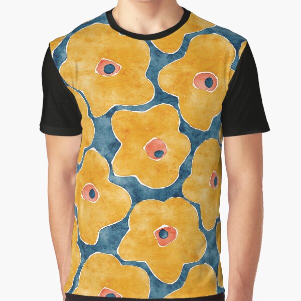 Abstract Poppies Graphic T Shirt