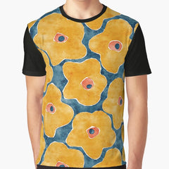Abstract Poppies Graphic T Shirt