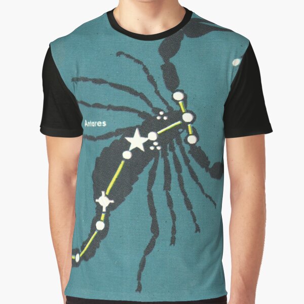 Scorpio Constellation - Vintage Star Map Graphic T-Shirt