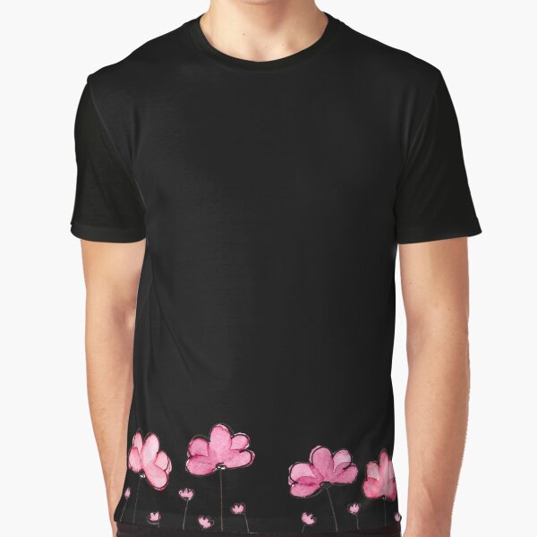 Flower Night Graphic T-Shirt