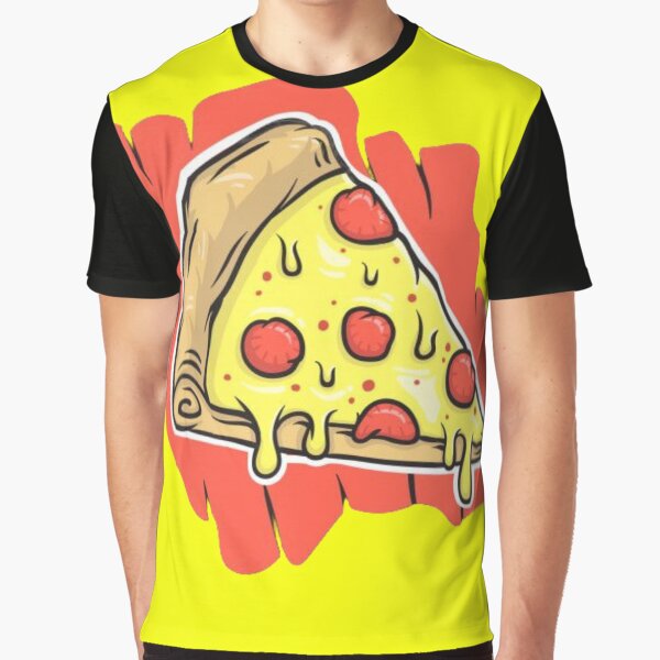 Pizza-Cheese Graphic T-Shirt