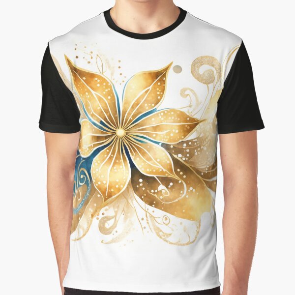 abstract wind flower boho Graphic T-Shirt