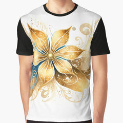 abstract wind flower boho Graphic T-Shirt
