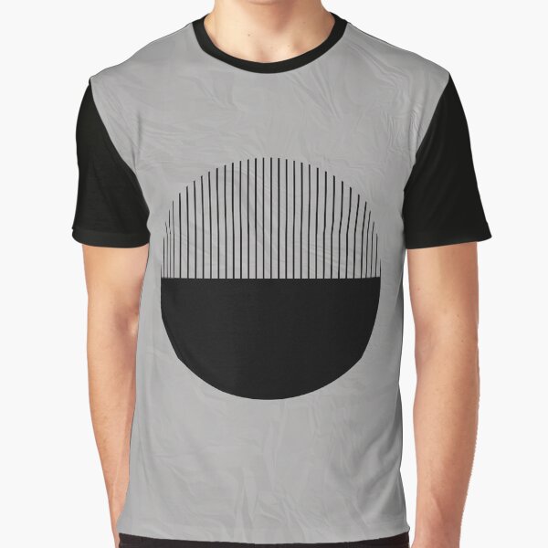 Art Deco Elegance Geometric Minimal Design Framed Art Print Graphic T Shirt