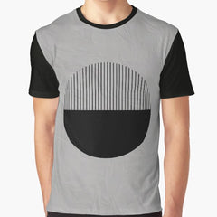 Art Deco Elegance Geometric Minimal Design Framed Art Print Graphic T Shirt
