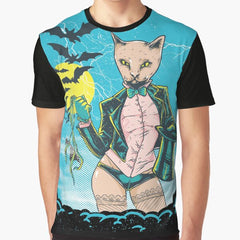 She Cat Mom Graphic T-Shirt