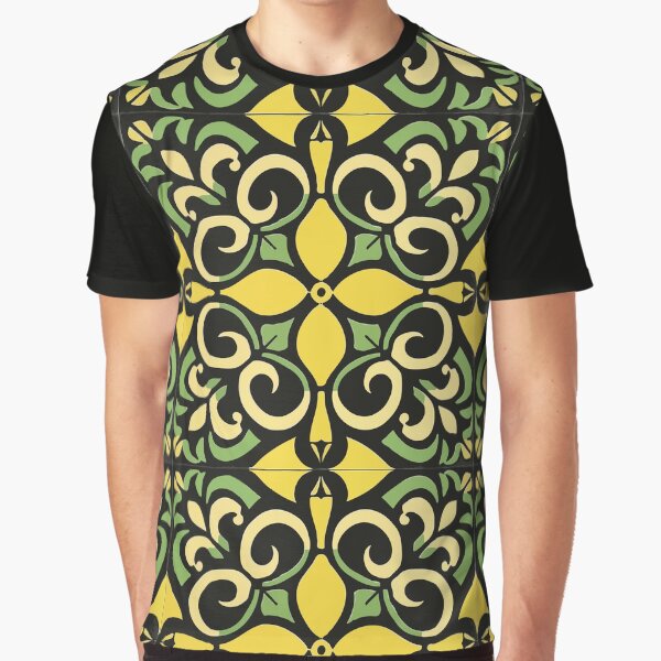 70S Retro Flower Pattern Graphic T Shirt
