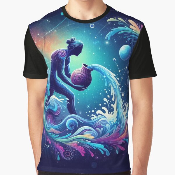 Aquarius of the zodiac Graphic T-Shirt