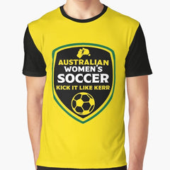 Australian Women's Soccer Sam Kerr Graphic T-Shirt