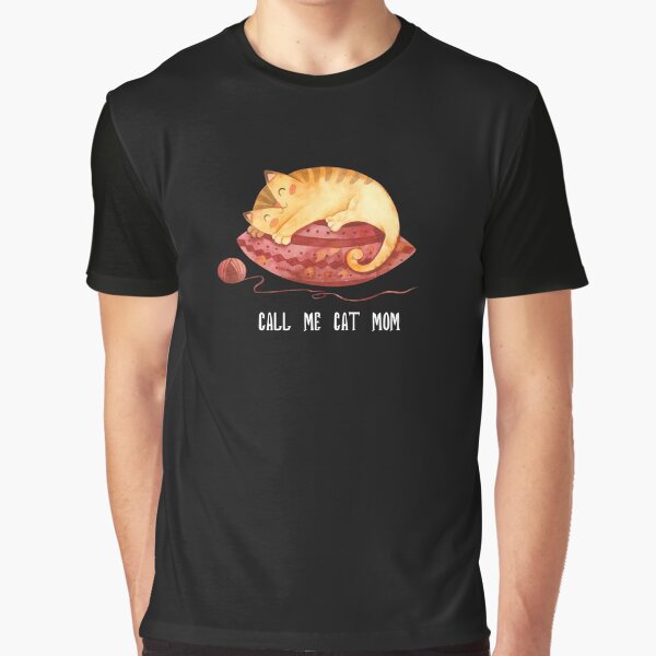 Cat Mom, Cat vs Tiger Graphic T-Shirt