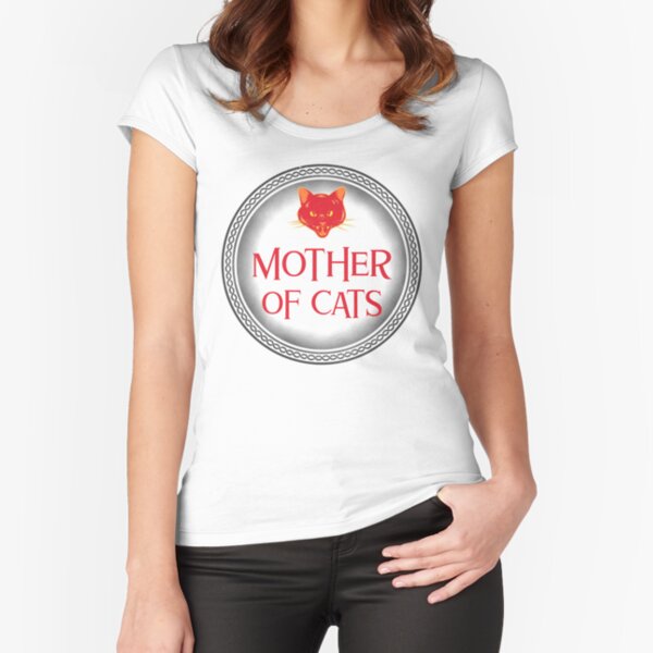 Mother Of Cats Fitted Scoop T-Shirt